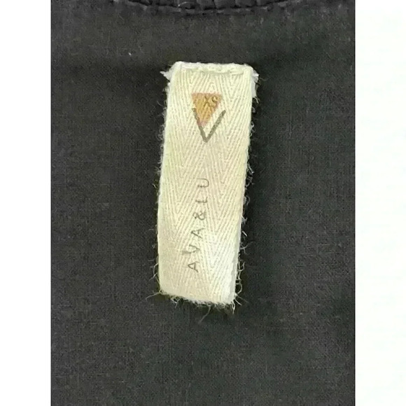 Ava & Lu Sz XS High Neck Dress Black Cotton WhimsyGoth Costume Halloween - Picture 13 of 14